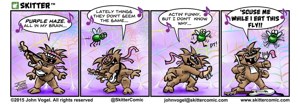 Skitter Comic | Purple Haze #7 | Spinwhiz Comics