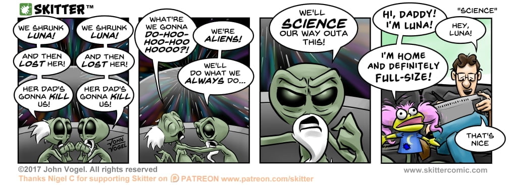 Skitter Comic | Science #192 | Spinwhiz Comics