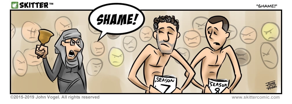 Skitter Comic | Shame! #416 | Spinwhiz Comics