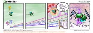 Skitter Comic | Rainbow Web #420 | Spinwhiz Comics