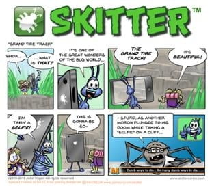 Skitter Comic | Grand Tire Track #423 | Spinwhiz Comics