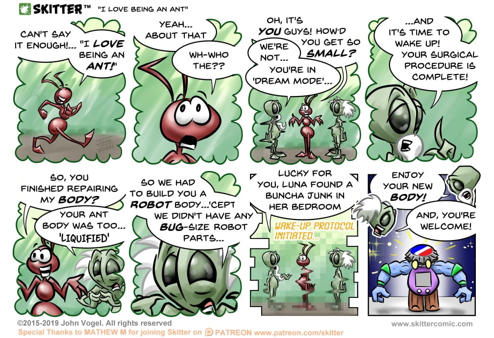 Skitter Comic | I Love Being An Ant #439 | Spinwhiz Comics
