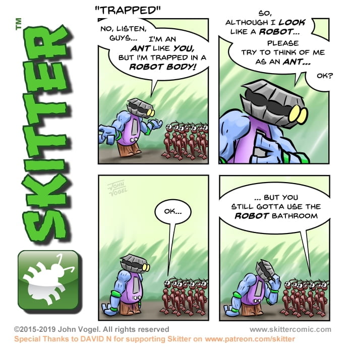 Skitter Comic | Trapped #441 | Spinwhiz Comics