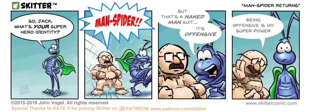 Skitter Comic | Man-Spider Returns #446 | Spinwhiz Comics