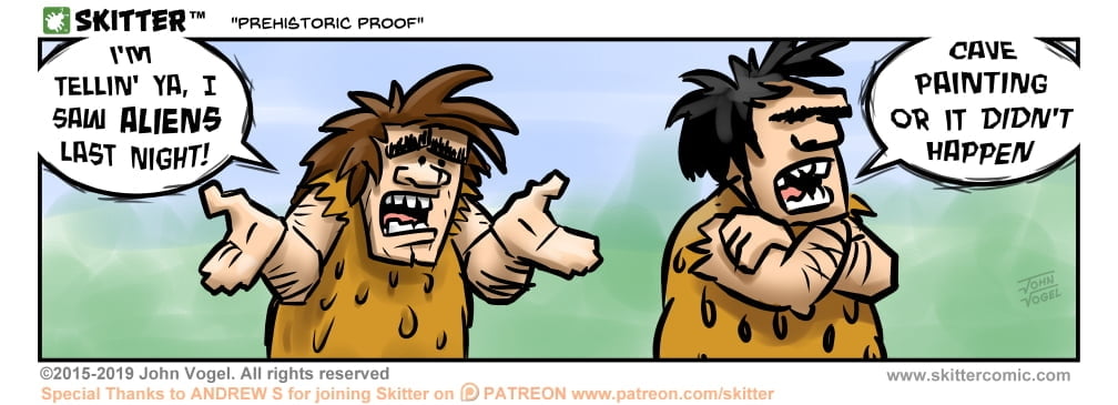 Skitter Comic | Prehistoric Proof #474 | Spinwhiz Comics