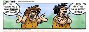 Skitter Comic | Prehistoric Proof #474 | Spinwhiz Comics