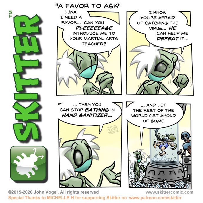 Skitter Comic | A Favor To Ask #518 | Spinwhiz Comics