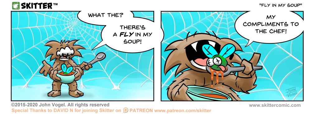 Skitter Comic | Fly In My Soup #571 | Spinwhiz Comics