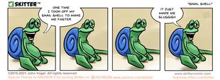 Skitter Comic | Snail Shell #588 | Spinwhiz Comics