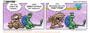 Skitter Comic | Don't Eat Snails #595 | Spinwhiz Comics