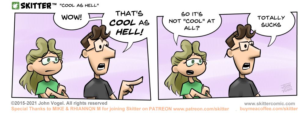 Skitter Comic | Cool As Hell #606 | Spinwhiz Comics