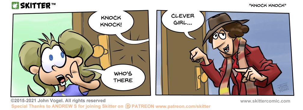 Skitter Comic | Knock Knock #607 | Spinwhiz Comics