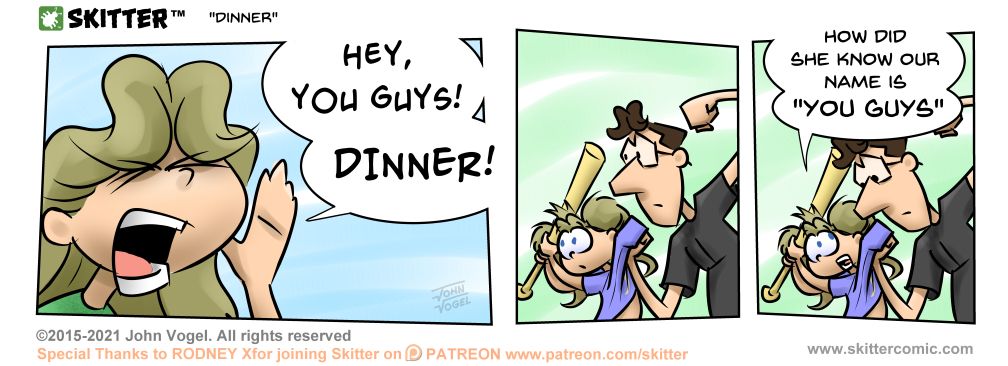 Skitter Comic | Dinner Time #616 | Spinwhiz Comics