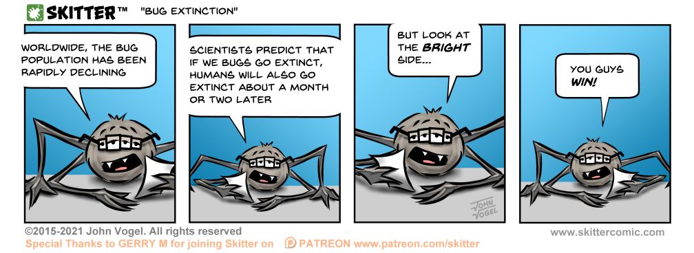 Skitter Comic | "Bug Extinction" #626 | Spinwhiz Comics
