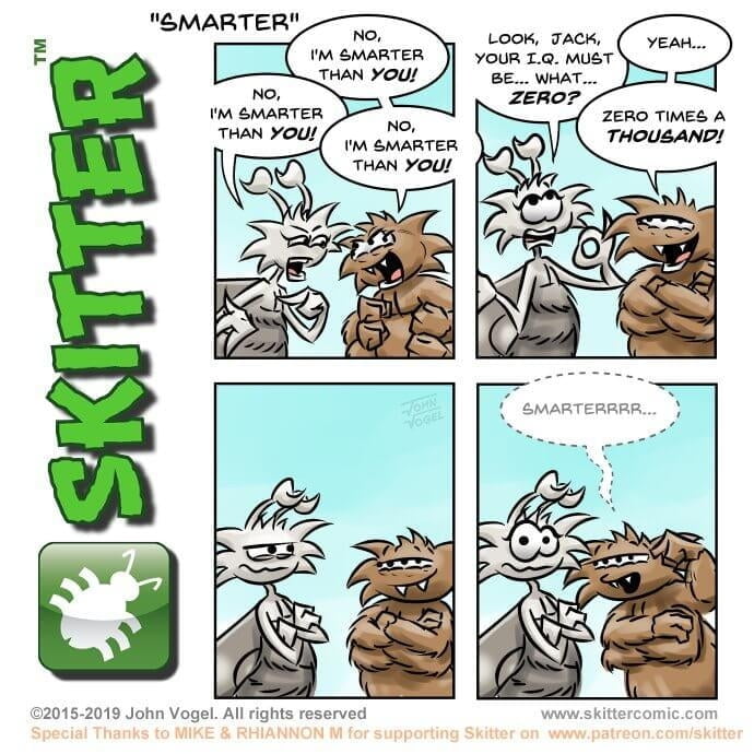 Skitter Comic | Smarter #399 | Spinwhiz Comics