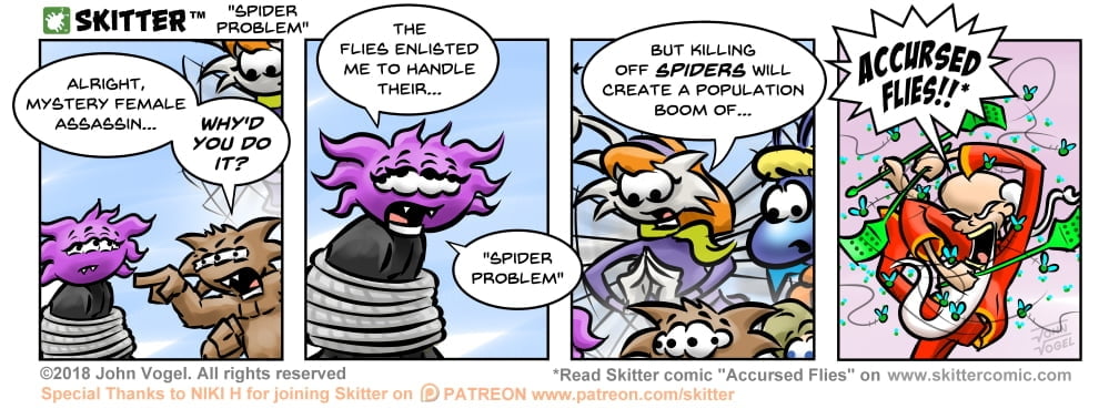 Skitter Comic | Spider Problem #315 | Spinwhiz Comics