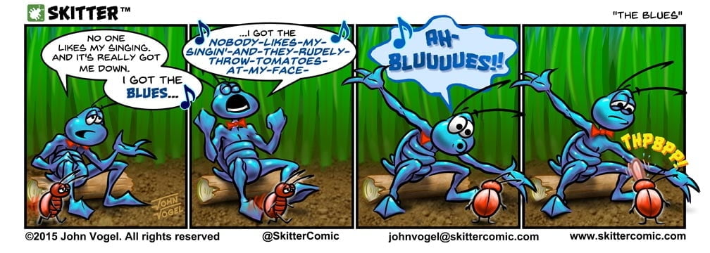 Skitter Comic | The Blues #45 | Spinwhiz Comics