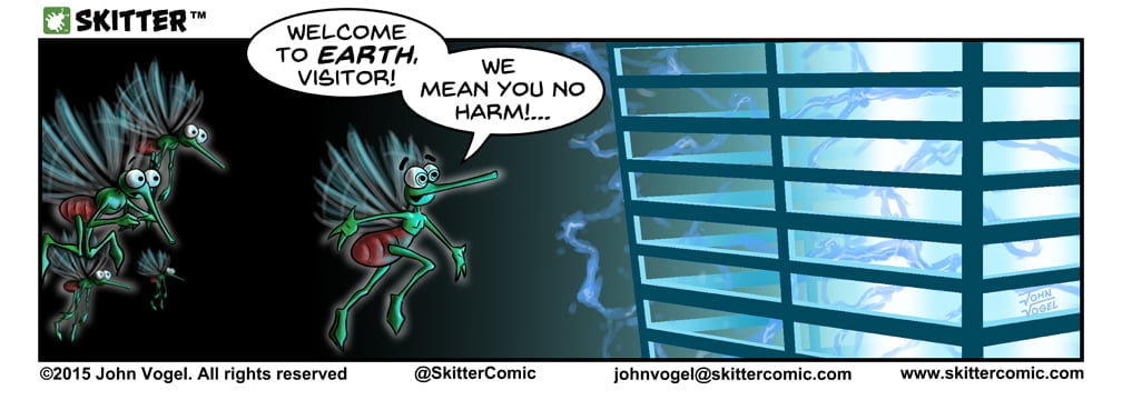 Skitter Comic | The Visitor #30 | Spinwhiz Comics