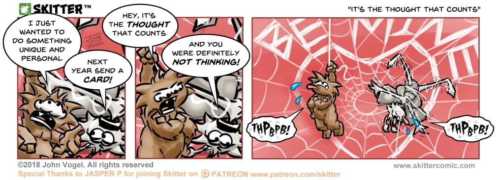 Skitter Comic | Thought That Counts #283 | Spinwhiz Comics