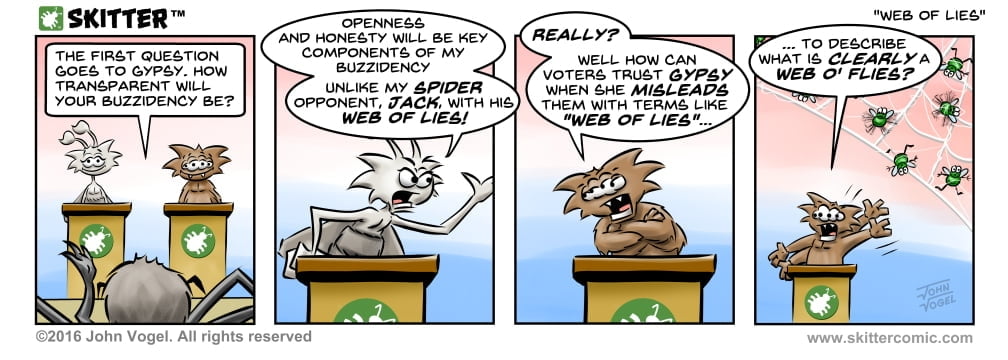 Skitter Comic | Web Of Lies #115 | Spinwhiz Comics