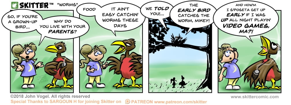 Skitter Comic | Worms #323 | Spinwhiz Comics