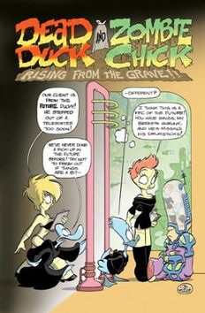 Source Point Press | Dead Duck and Zombie Chick #1 | Spinwhiz Comics