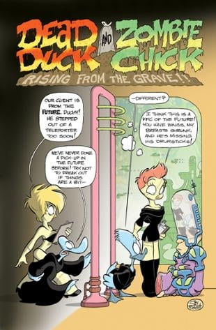 Source Point Press | Dead Duck and Zombie Chick | Spinwhiz Comics